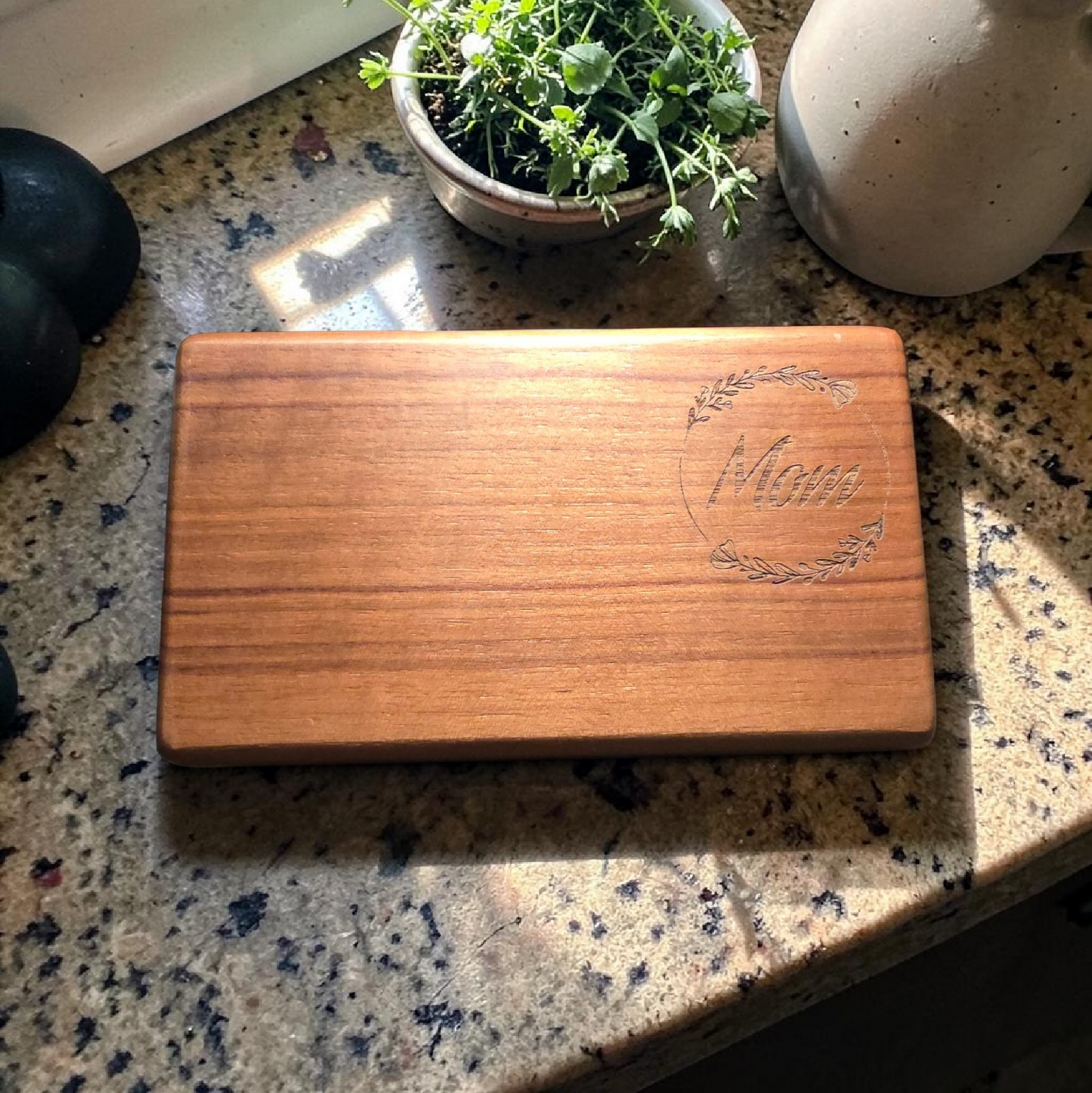 Walnut Portable Jewelry Box - Personalized