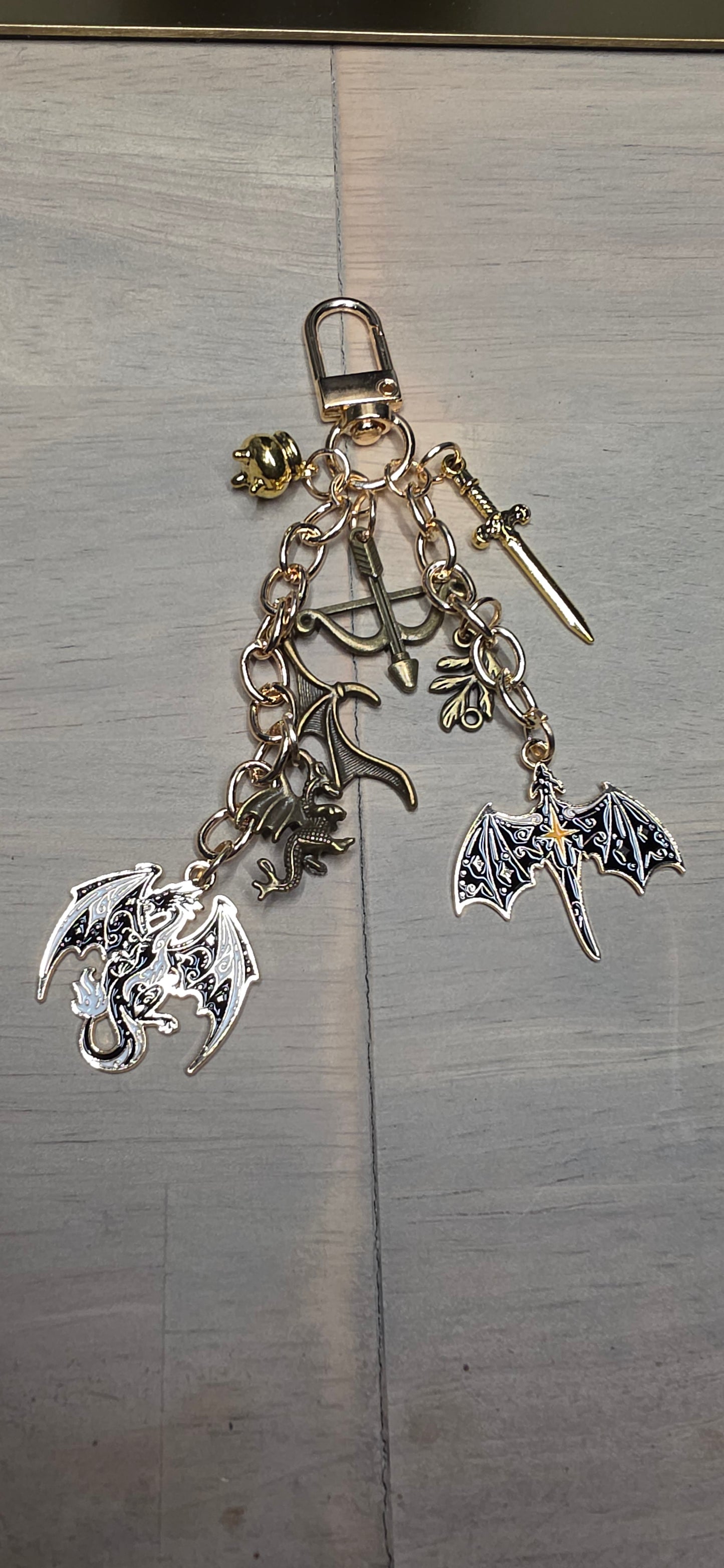Fantasy Charm Keychain – Bag & Kindle Charm | 4 Designs
