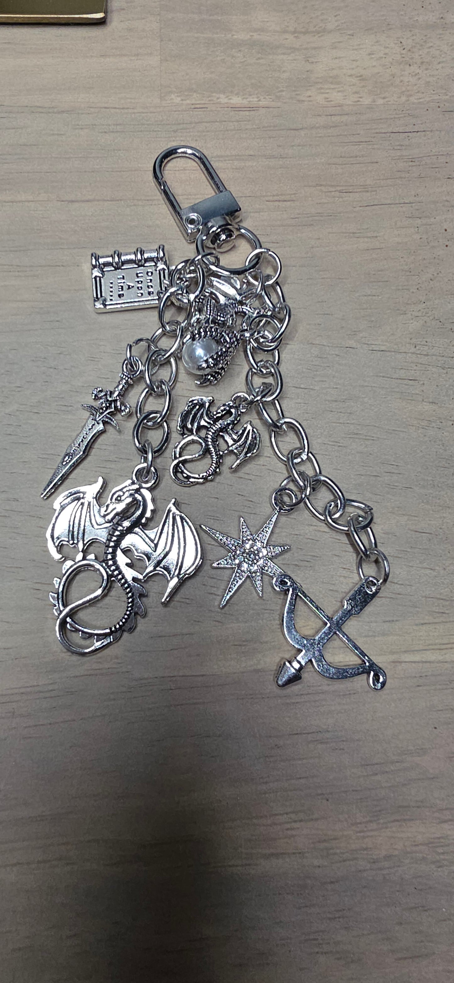 Fantasy Charm Keychain – Bag & Kindle Charm | 4 Designs