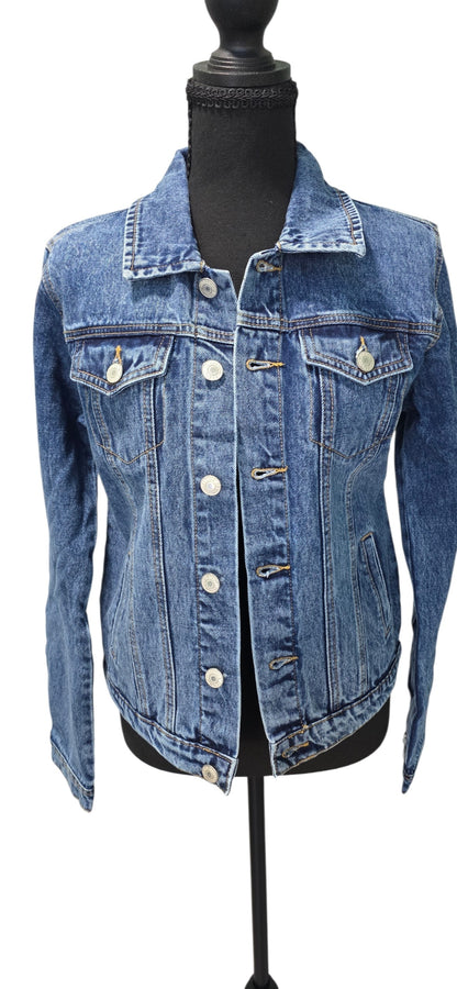Skull & Roses Denim Jacket